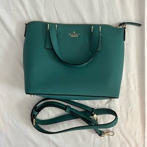 Kate Spade Turquoise Crossbody Bucket Bag